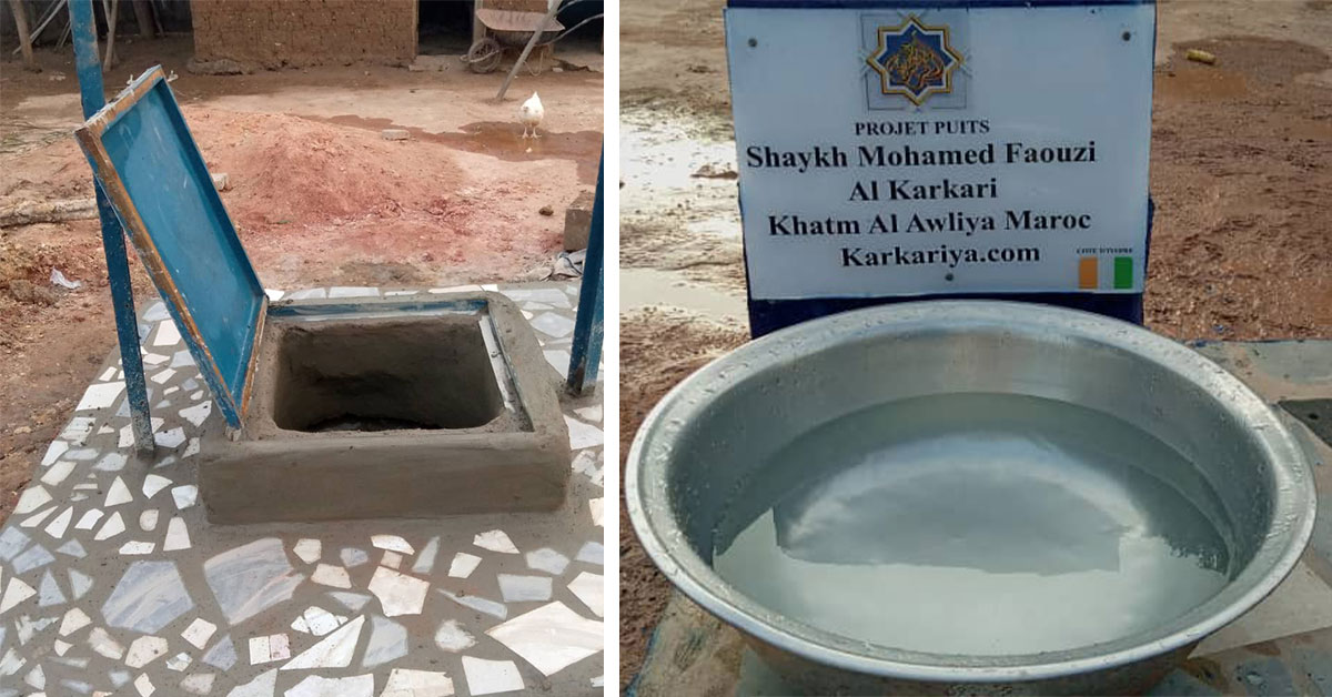 Les karkaris ivoiriens creusent un puits d’eau potable à Tehiri